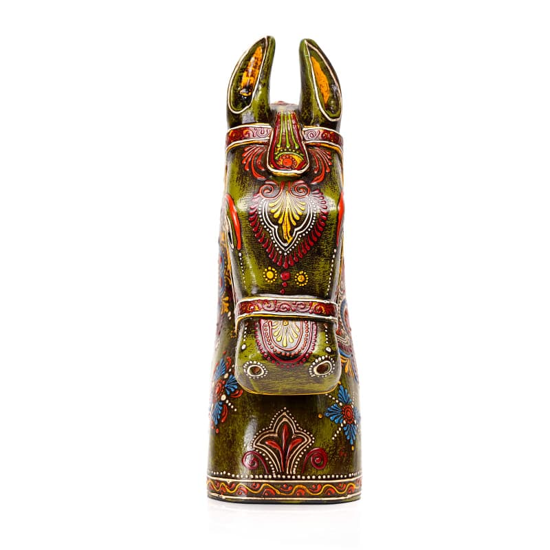 Saharanpur Horse Head — Olive